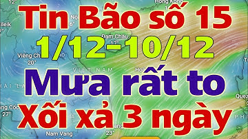 Dự báo thời tiết mới nhất ngày mai 1/12/2025 | dự báo bão mới nhất | thời tiết 3 ngày tới