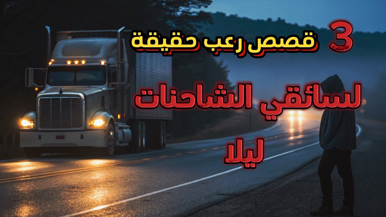 3 قصص رعب حقيقة عن سائقي الشاحنات ليلا / لن تنام الليلة 🚚