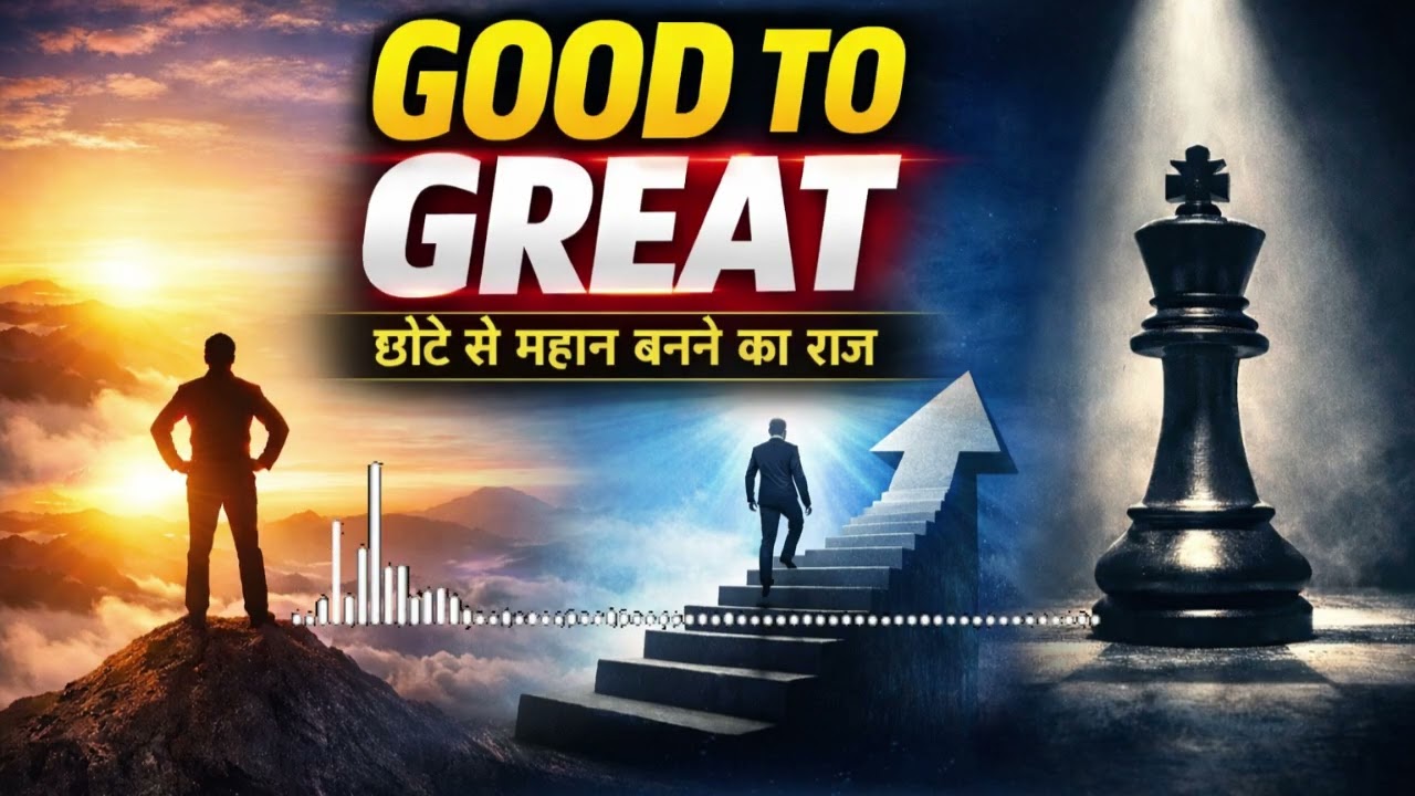 Good to Great Book Summary in Hindi | Jim Collins Success Strategy | Good to Great Explained