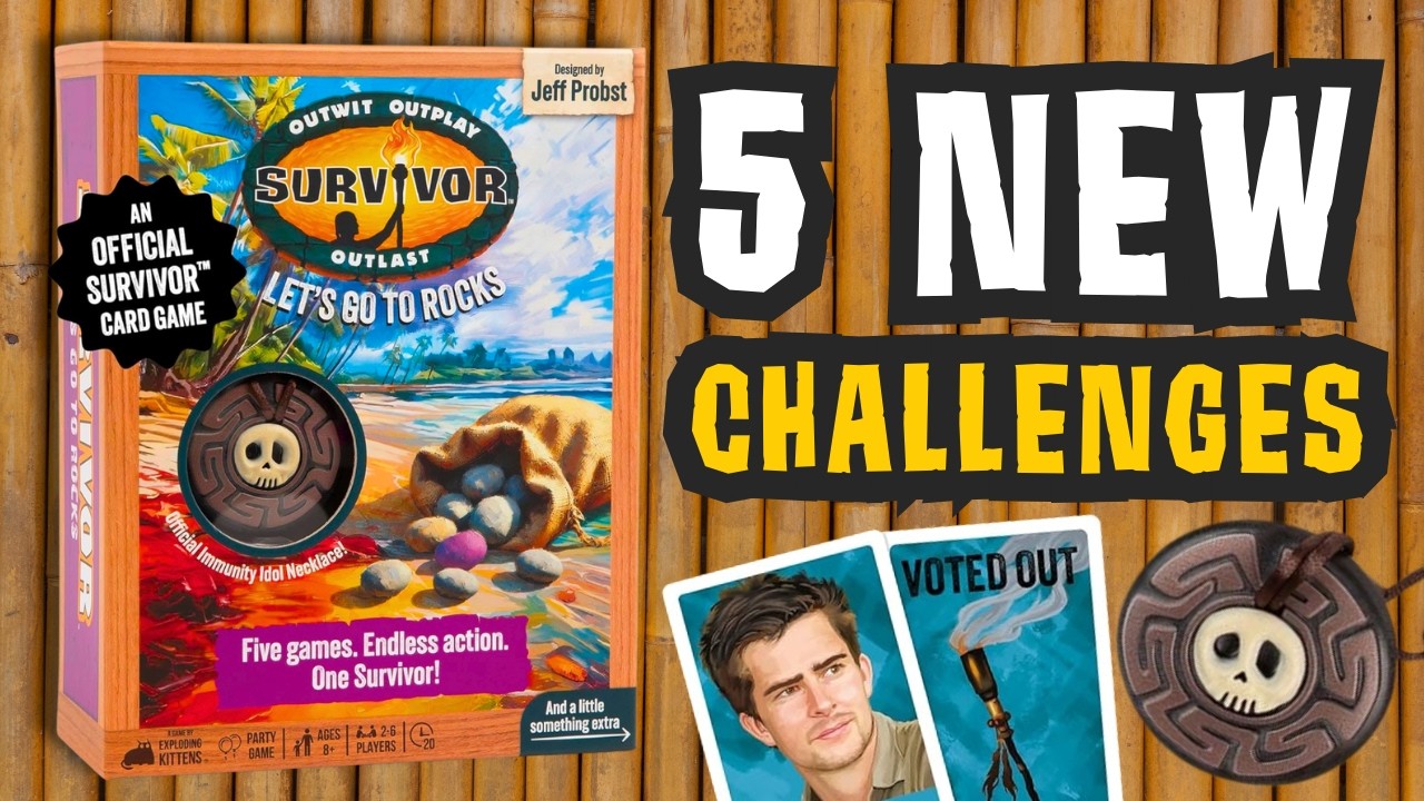 Survivor: Let's Go To Rocks Expansion REVIEW - YouTube
