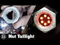 Motorcycle Brake Light 12V Smoked Lampshade Red Flash LED Brake Taillight for Off Road Vehicles ATV Motorcycle Motorbike