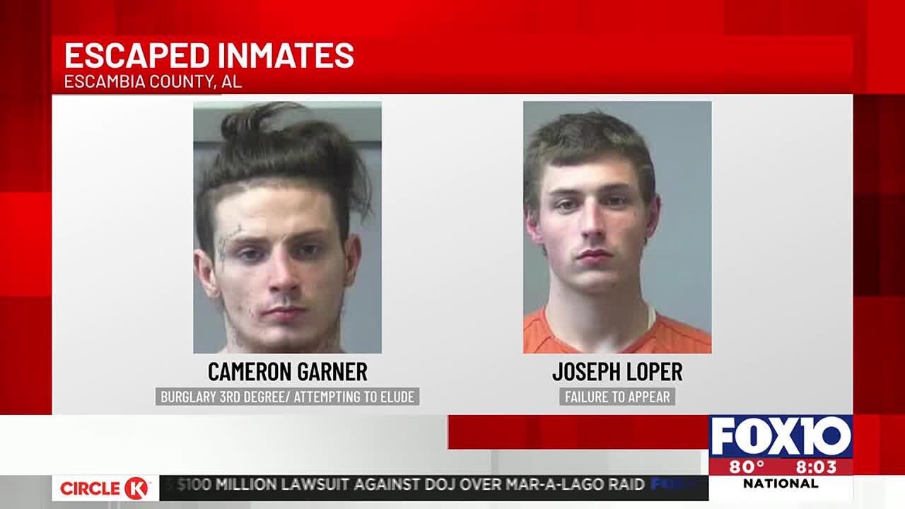 Search underway for escaped inmates in Escambia County, Ala. - YouTube