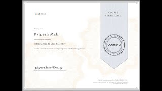 #Coursera Introduction to Cloud Identity Coursera #Quiz #Answers