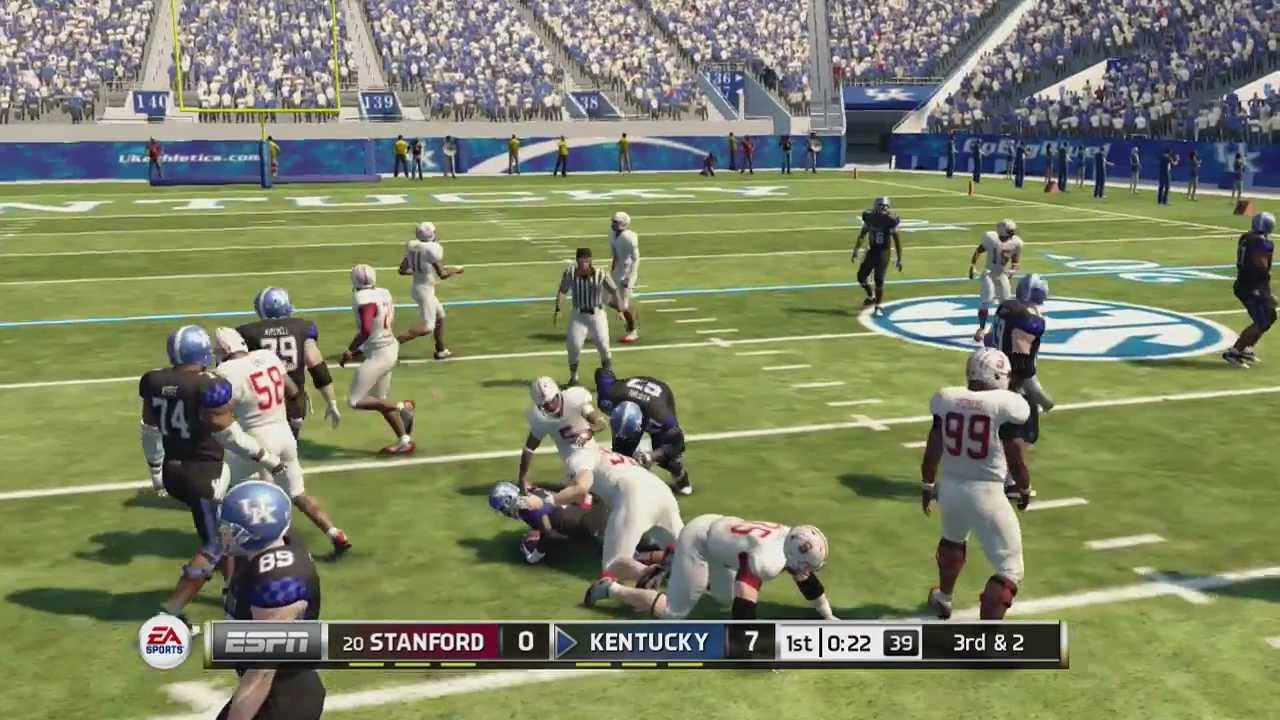 NCAA 13 Challenge EP009 Stanford v Kentucky YouTube