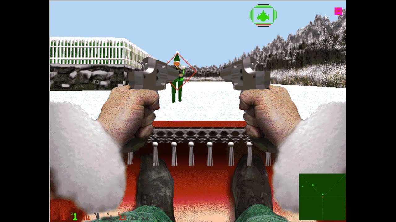 santa shooting game