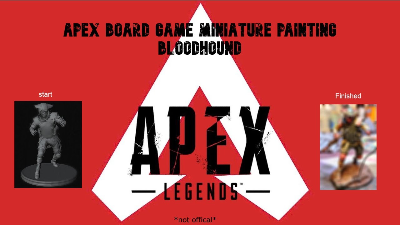 Hype for Apex - Painting Bloodhound (Apex legends Board Game)