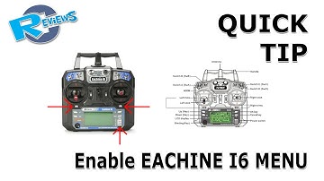 Eachine I6 menu mode enable (How to) - quick tip