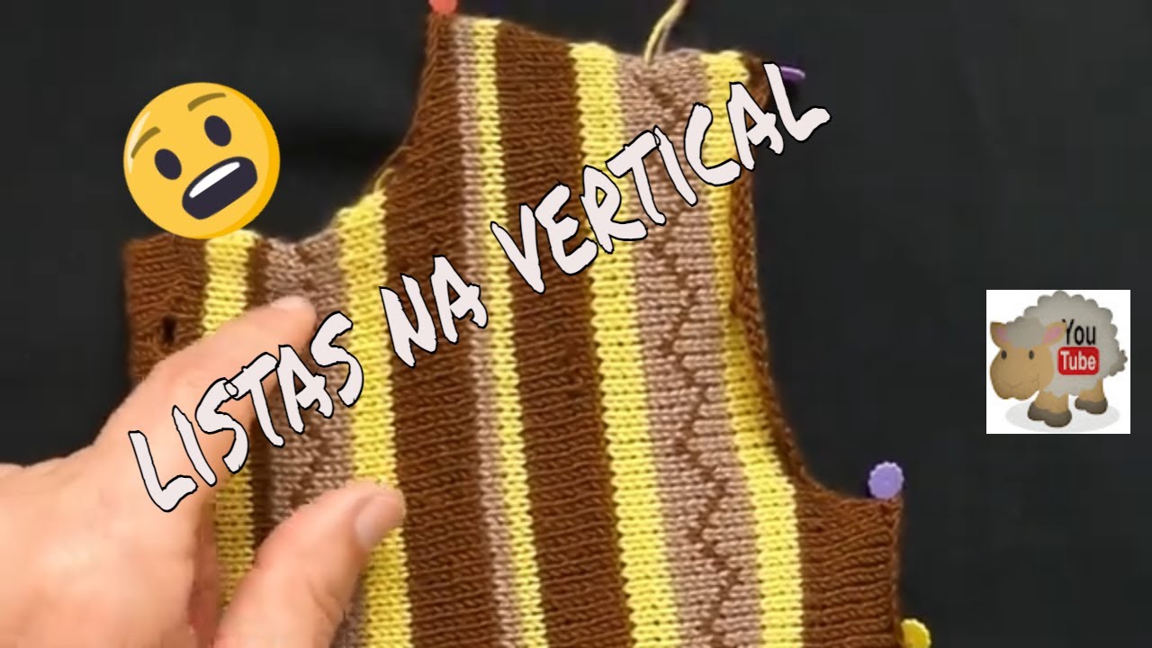 Como fazer listas na vertical e jacard em tricô à máquina