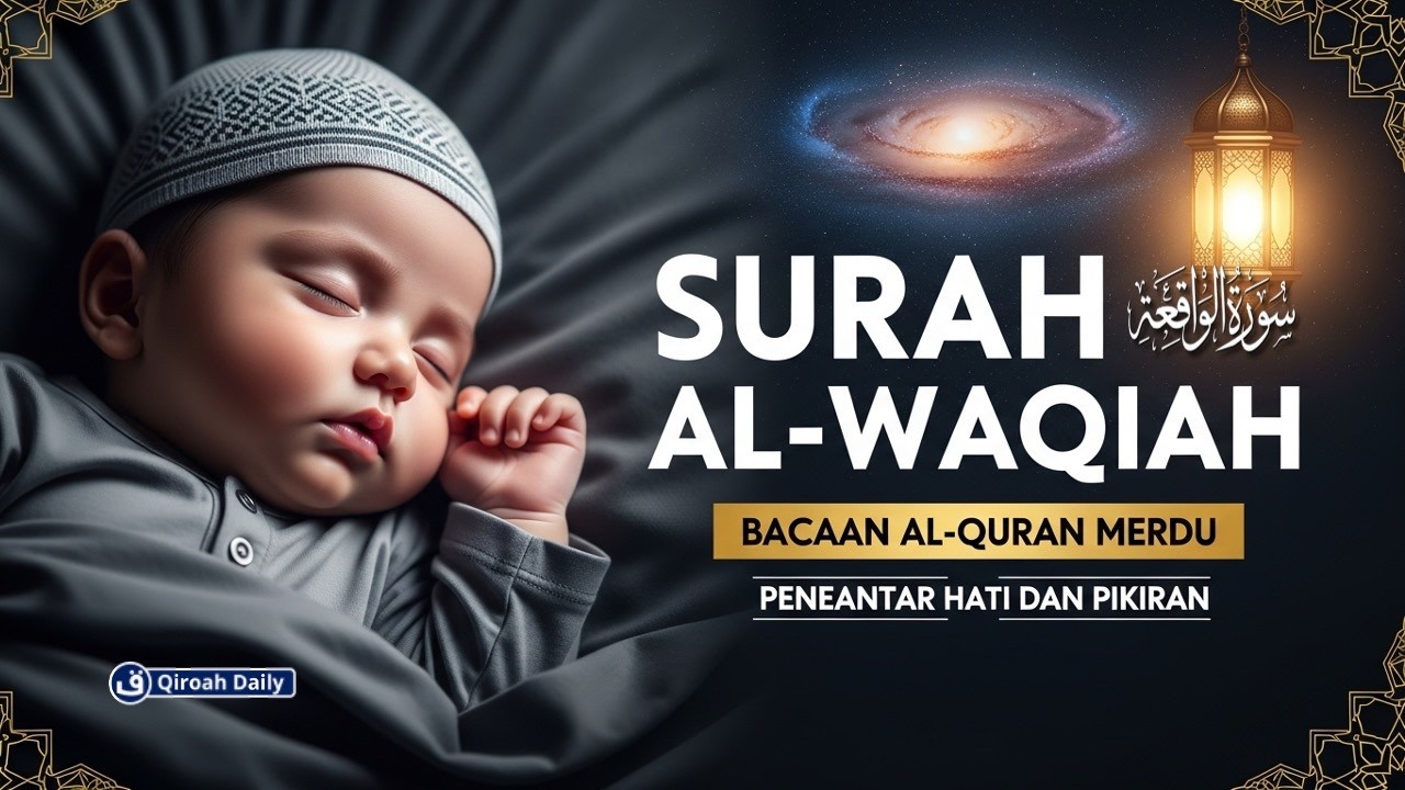 Surah Al-Waqiah Setiap Hari | Di Tenangkan Pikirnya Di Mudahkan Rezekinnya | Quran Pengantar Tidur
