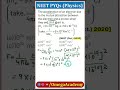 NEET 2020: Electron Acceleration Trick! ⚡ #NEET2026