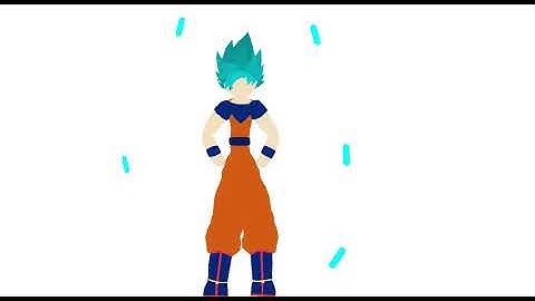 Test Goku Tranformación Pivot Animator 4.2.7