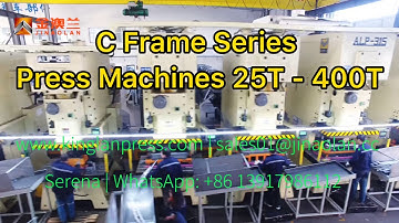 C Frame Series Press Stamping Line Production / Production Videos in Customer Plants
