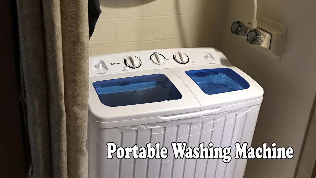 How To - Hook Up Costway Giantex Portable Washer and Dryer 