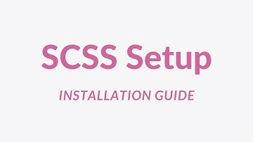 SCSS Setup on VS Code