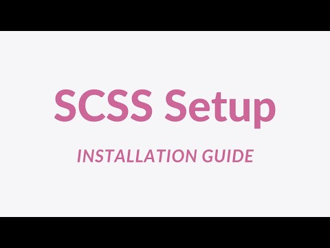 SCSS Setup on VS Code