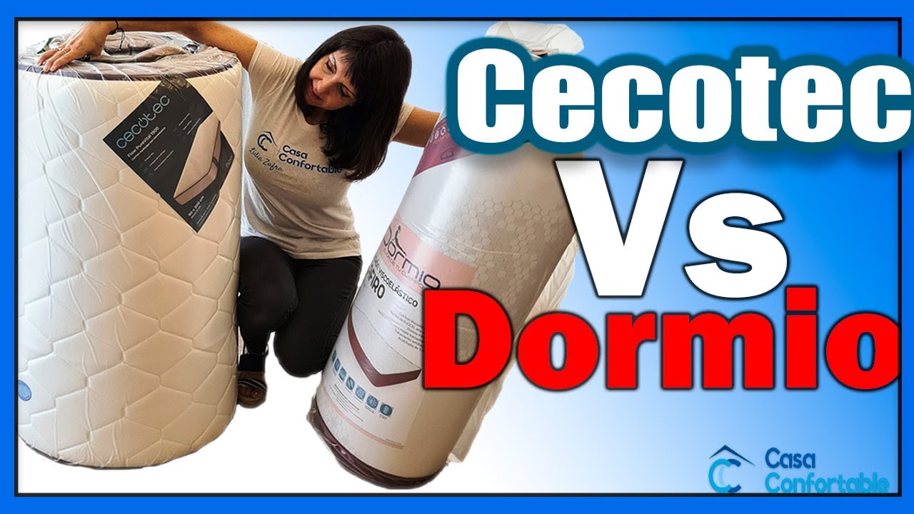 Dormio Zafiro vs Cecotec Flow Purevital 1800 ¿Cuál es el mejor colchón  barato? 