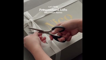 Personalized Gift Box with Custom Name | Box & Tale #packaging #gift #hampers