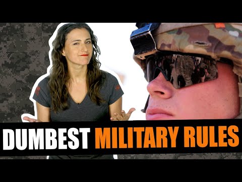 The dumbest military rules