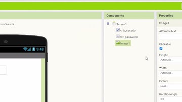 App Inventor 2 MIT-2 componentes checkbox, datepicker, timepicker, image parte 1