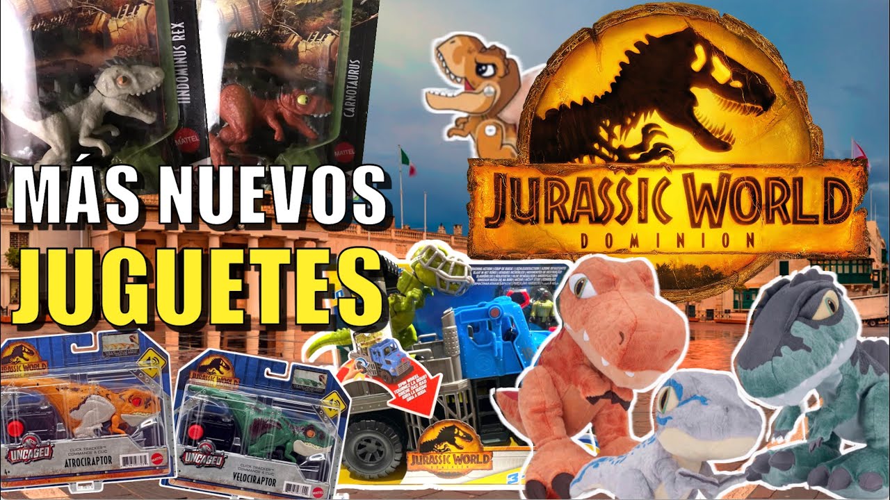 MAS NUEVOS JUGUETES de Jurassic World DOMINION | Giganotosaurus, Atrociraptors, y MÁS