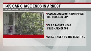 Anderson Co Kidnapping Leads To Chase Fiery Crash In Ga Deputies Say