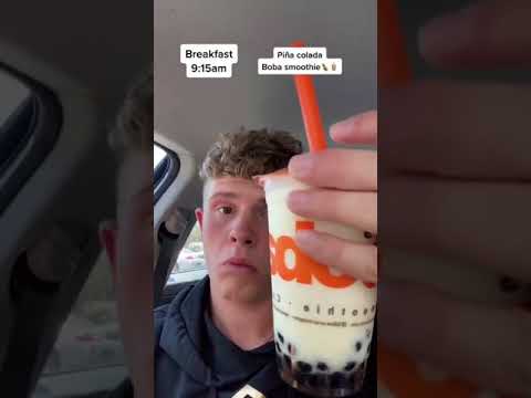 DRINKING JUST BOBA
