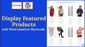 How to Display Featured Products on Home Page Using WooCommerce Shortcode | WooCommerce Tutorial