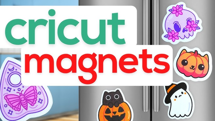 Chocolate on the keyboard: Print then Cut magnets - made with Cricut Explore