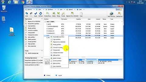 How to Partition External Hard Drive in Windows using EASEUS Partition Master