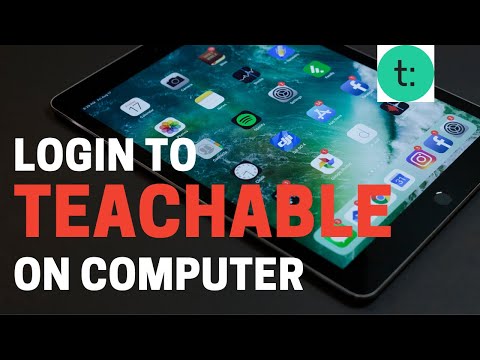 How To Login To Teachable As Student On Computer