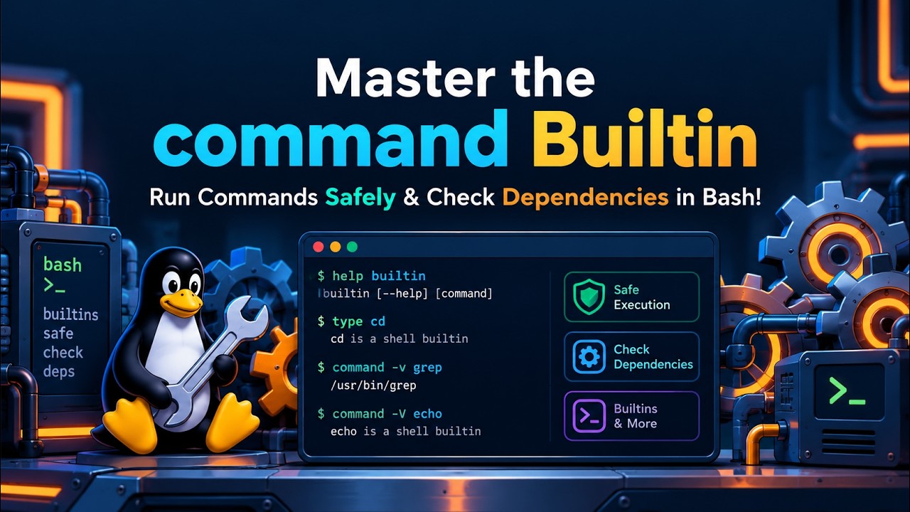 Master the command Builtin – Run Commands Safely & Check Dependencies ...