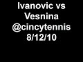 Ana Ivanovic advances over Elena Vesnina at the Western & Southern Women's Open