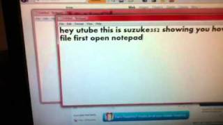 how to make a dos text batch file