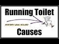 Running Toilet Causes I Mystery Leak Solved