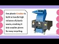 Transform your plastic processing with china sanshuns color mixer crusher and auto loader