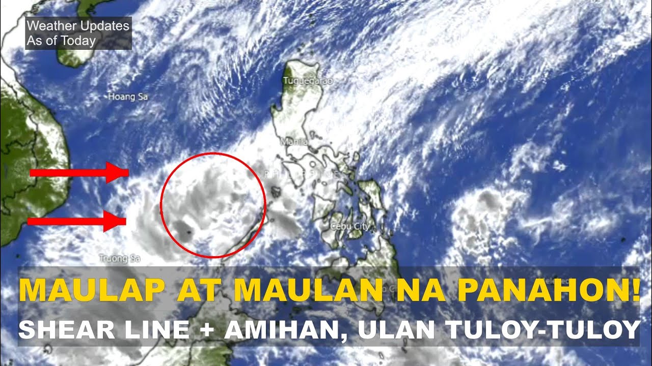 Weather Update Ngayon: Shear Line at Amihan, Maulap at Maulan sa Luzon at Visayas | Ulat Panahon