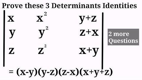 How To Solve Determinant Using Its Properties || Evaluation Of Determinants Using Shortcut Method #9