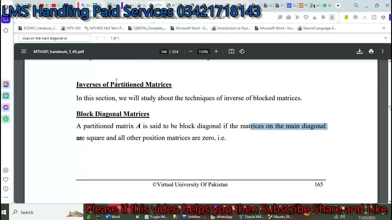 mth501 quiz 1 solution fall 2023 MTH501 Quiz no 1 2023 MTH501 Quiz 1 solution 2023 Mth501 quiz 1