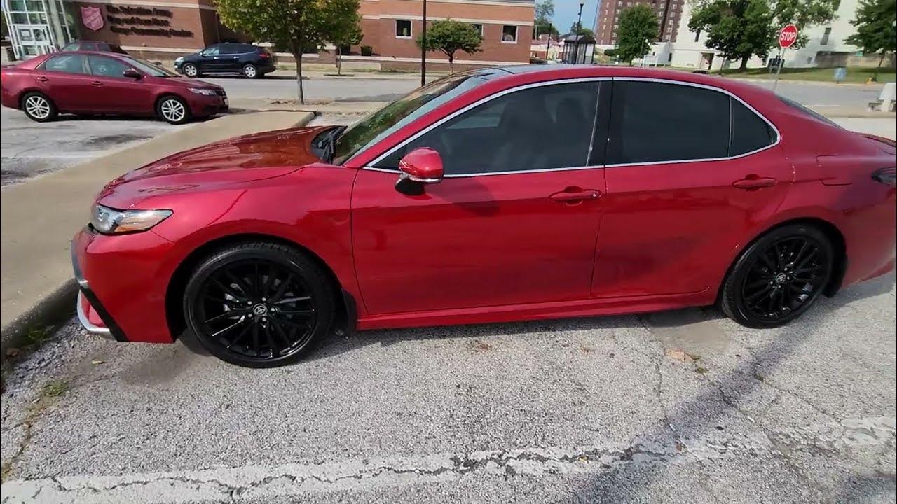 2023 Toyota Camry XSE windows tint and mud guard review first look