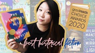 reading the BEST HISTORICAL FICTION of 2020 according to goodreads