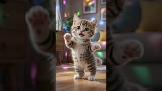 Dancing Cat Goes Viral! | Cutest Cat Dance Ever #Shorts🕺 Cute Cat Dance Challenge 🐾 #Shorts