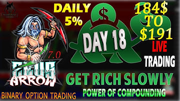 The ZeusArrow 7.0 Indicator - Live Trading - Binary Option Strategy - Day 18