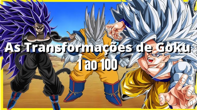 Todas as transformações Saiyajin - O Vício