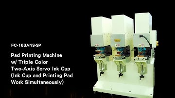 3 Color Pad Printing Machine/Pad Printer (Two-Axis Servo Ink Cup)-【FineCause】