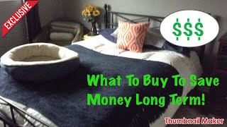 Small Things To Buy To Save Money Long Term