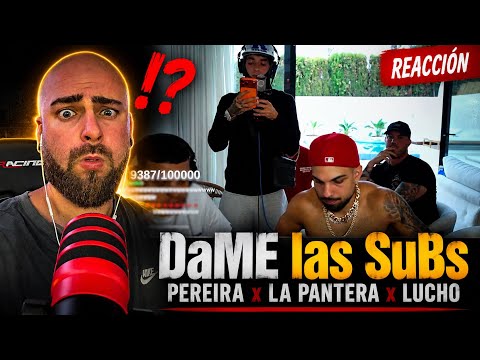 DaME las SuBs - Pereira x La Pantera x Lucho | REACCIÓN | ByTANA