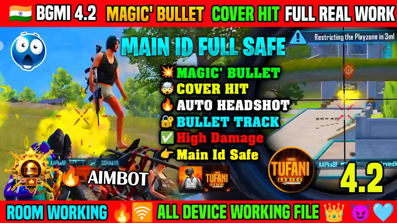 🔥 BGMI 4.2 MAGIC' BULLET COVER HIT FILE | BGMI 4.2 MAGIC' BULLET OBB | ❤️ BGMI 4.2 MAGIC' BULLET 