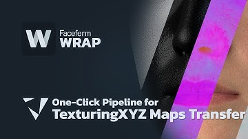 One-Click Pipeline for TexturingXYZ Maps Transfer