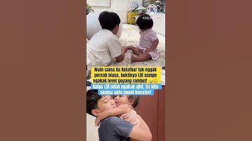 Ketawa Lili pecah! Main sama Aa Rafathar emang nggak ada obat 🤣❤️#lily #rafathar #raffiahmad #rans