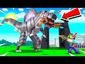 OPENING A DINOSAUR ZOO IN MINECRAFT! (gone wrong)